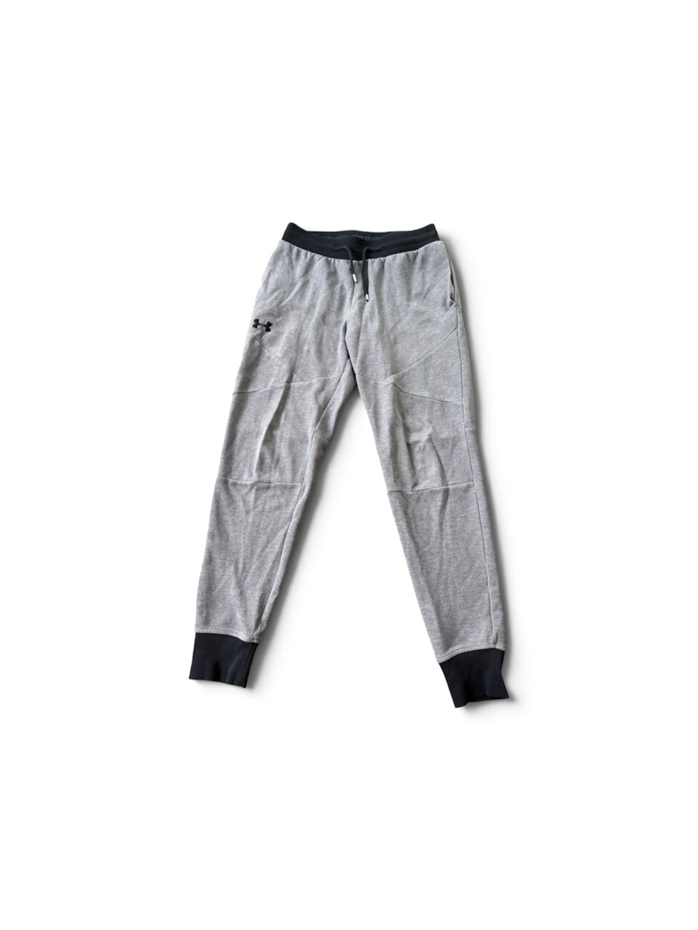 Under Armour Gray Jogger Sweatpants with Black Trim